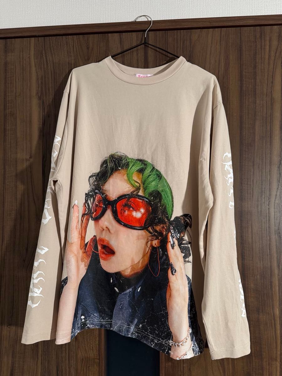 BIRTHDAYロングTシャツ&ヘアクリップ /RE /仲里依紗/アールイードット