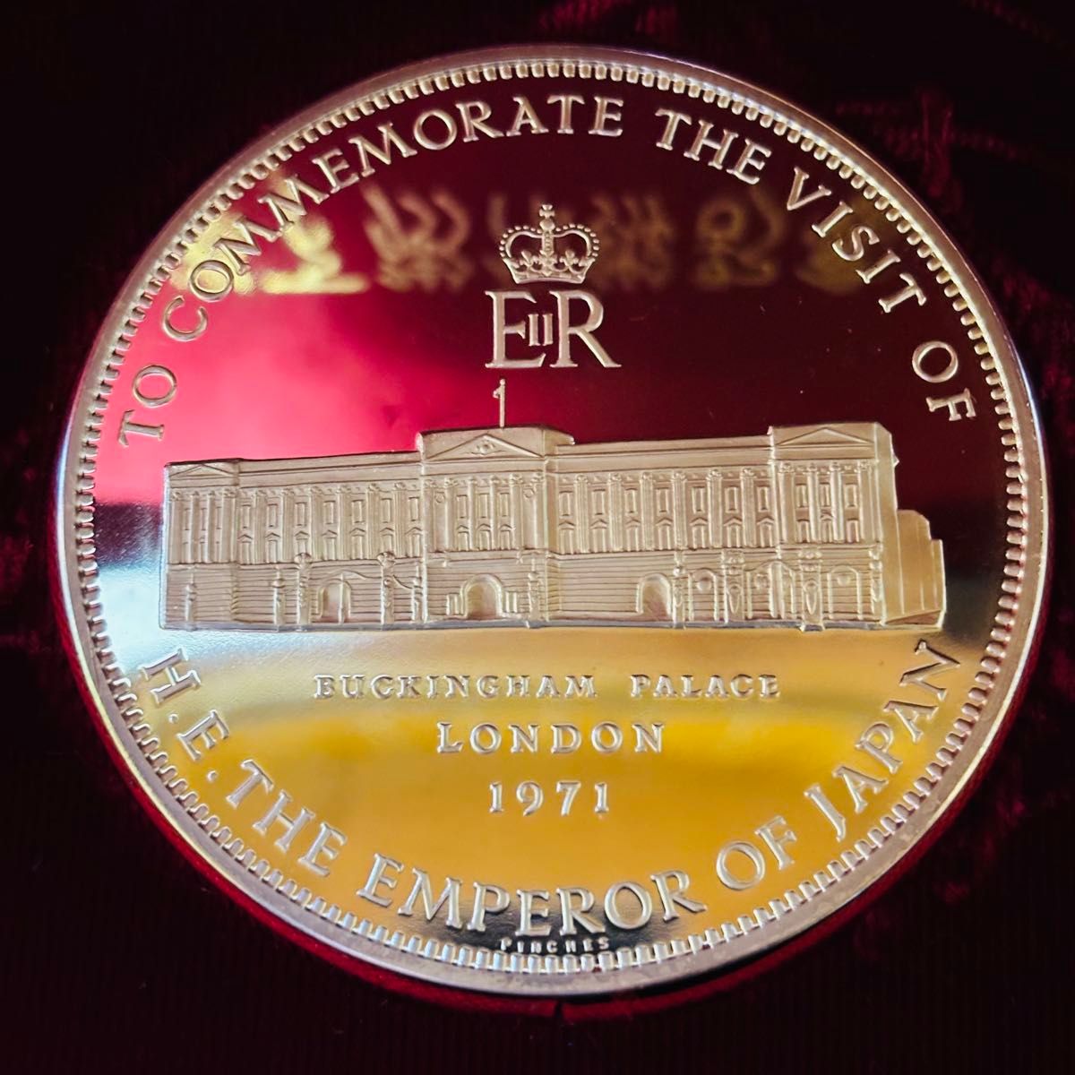 純銀】天皇皇后両陛下御外遊記念メダル 昭和天皇 1971年 記念硬貨4点