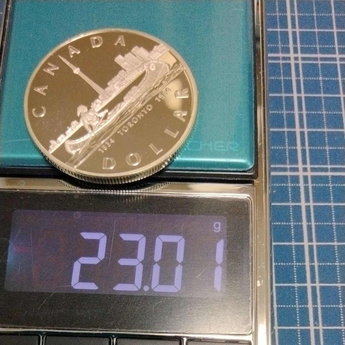 1984年 カナダ1ドルプルーフ銀貨 トロント150周年 カヌー｜Yahoo