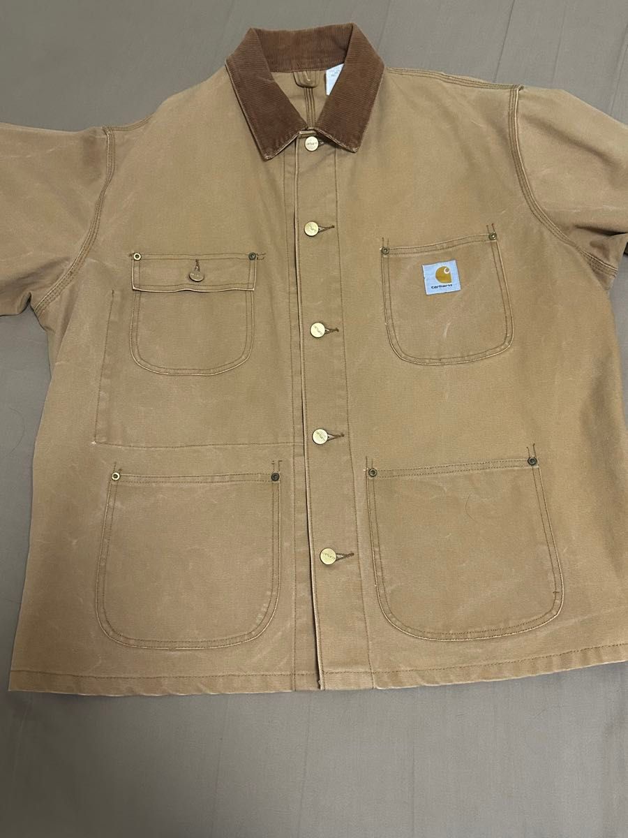 Carhartt カバーオール 裏地なし 希少 カーハート 90s USA製