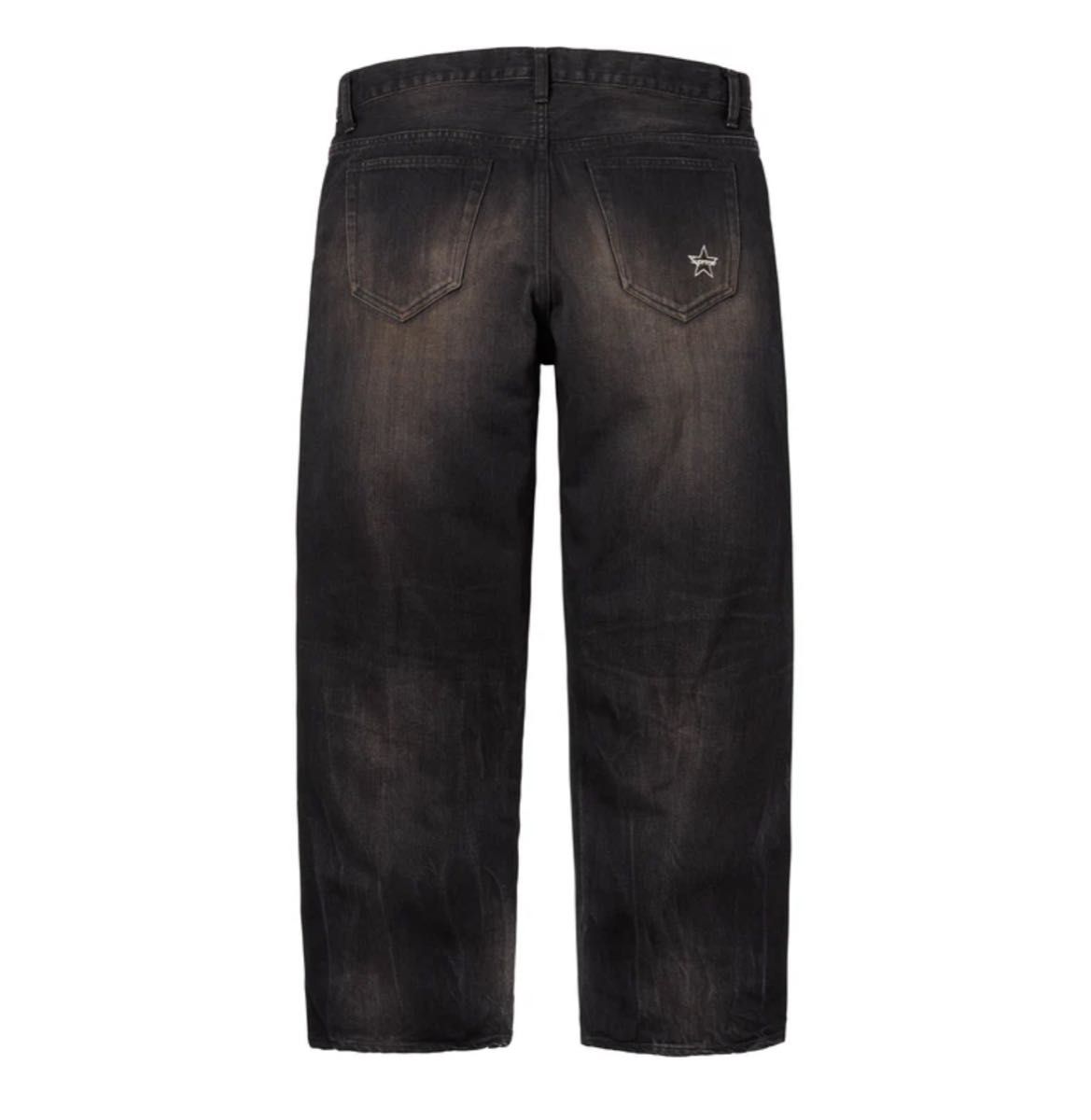 Supreme Distressed Loose Fit Selvedge Jean 