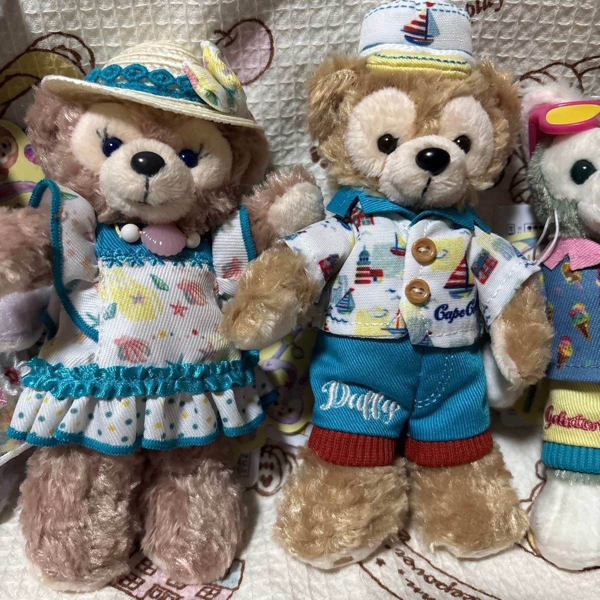 ダッフィーフレンズ2019サニーファン ぬいぐるみバッジ セット 楽天