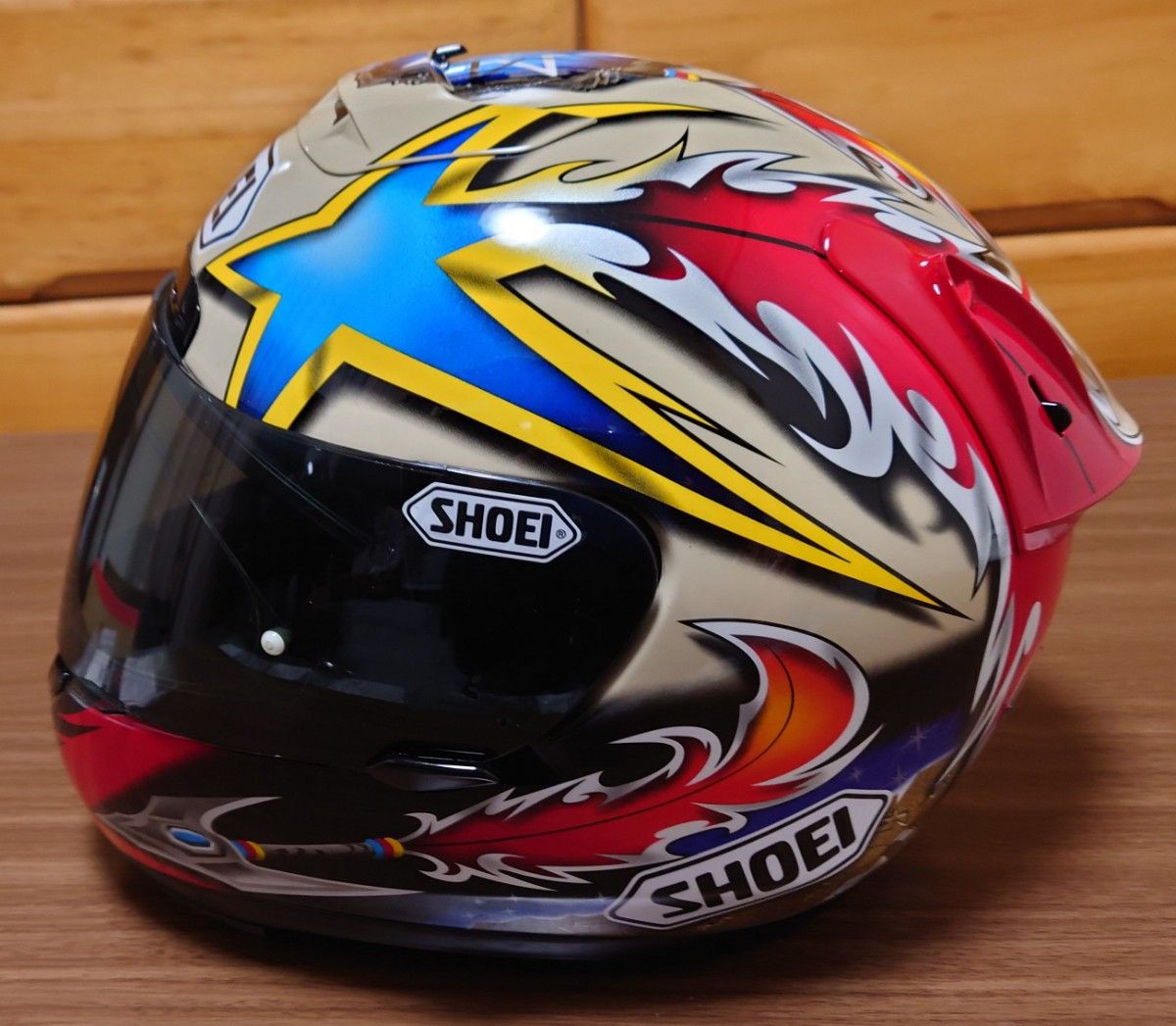 内装OK SHOEI X-Eleven Norick TC-1 Mサイズ ノリックレプリカ 阿部