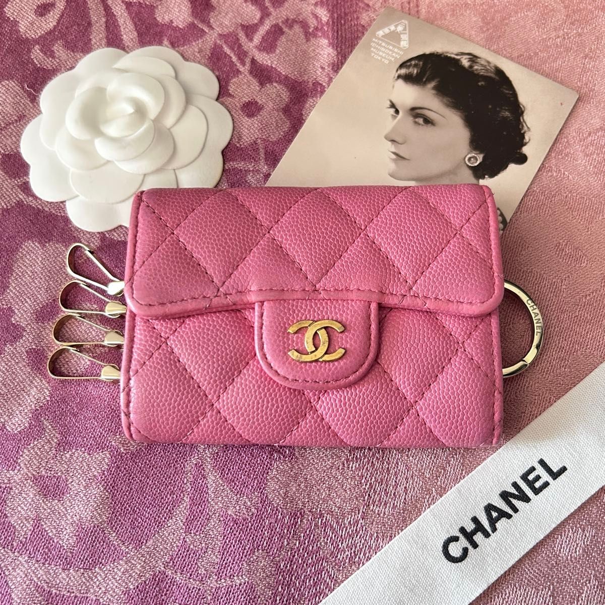 シャネル CHANELタイムレスクラシック ラインマトラッセ キャビア