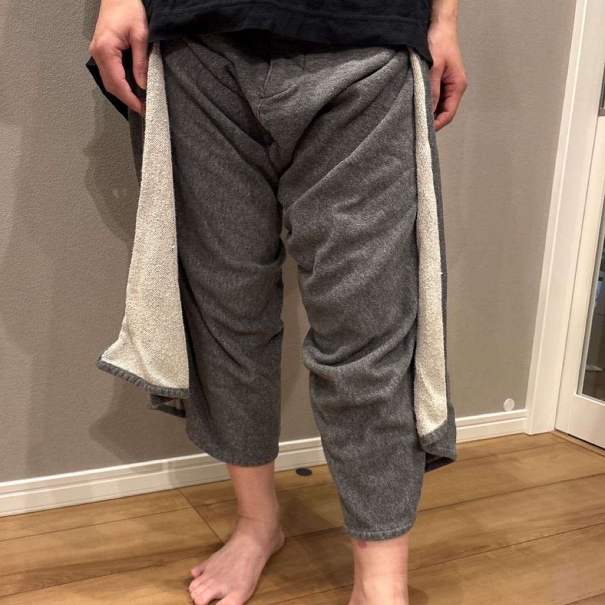 Vivienne Westwood MAN ストライプ リネン サルエルパンツVivienne