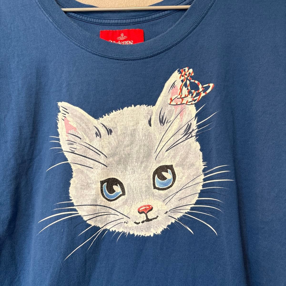 ヴィヴィアンウエストウッド 猫柄 Tシャツ ゆるT レディース ロイヤル