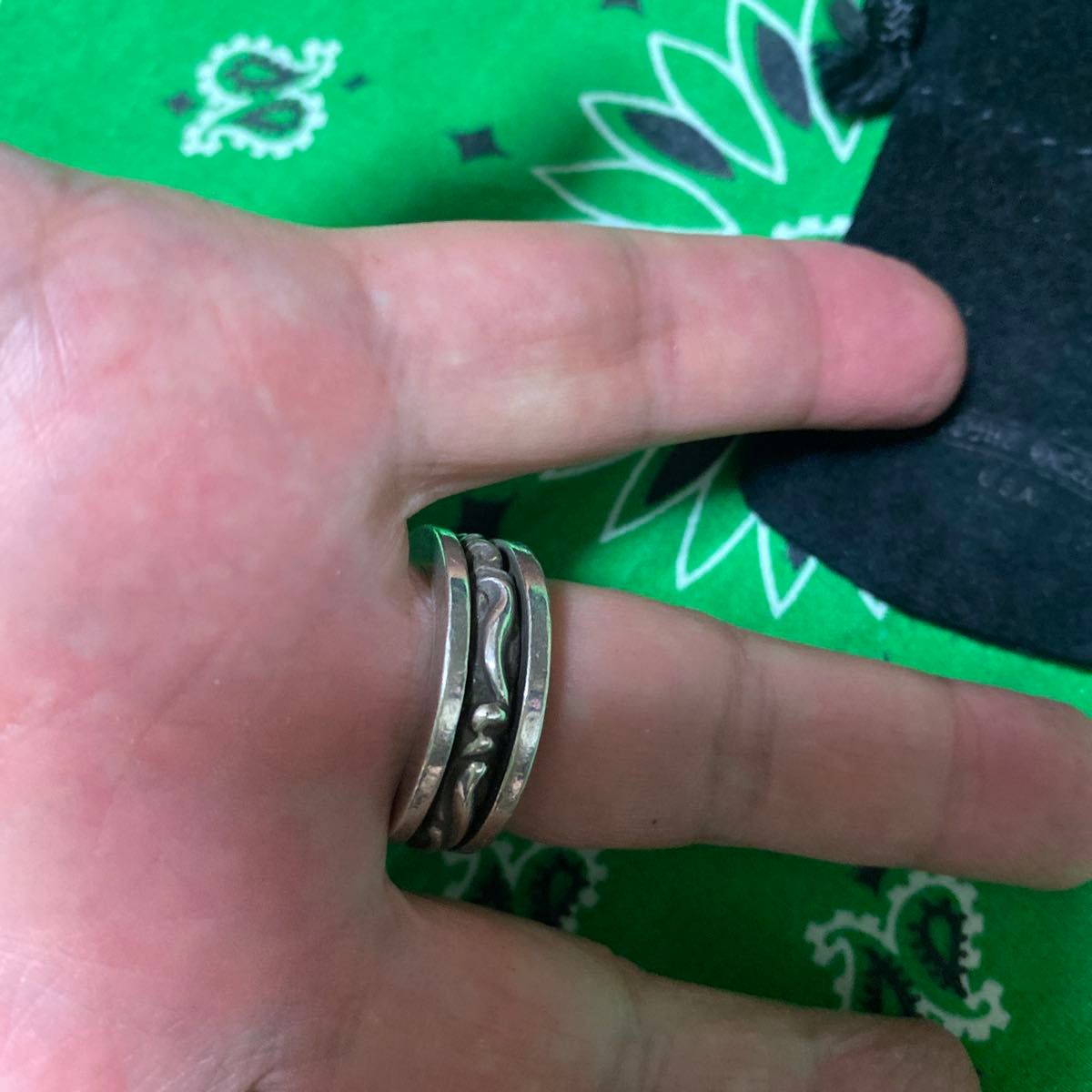 クロムハーツ CHROME HEARTS スピナースクロール リング 指輪 2000