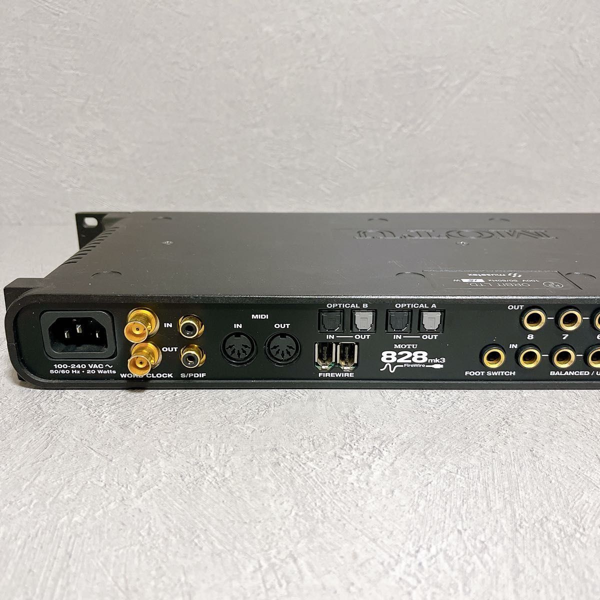 MOTU 828mk3 Fire Wire オーディオインターフェイス 音響機器｜Yahoo