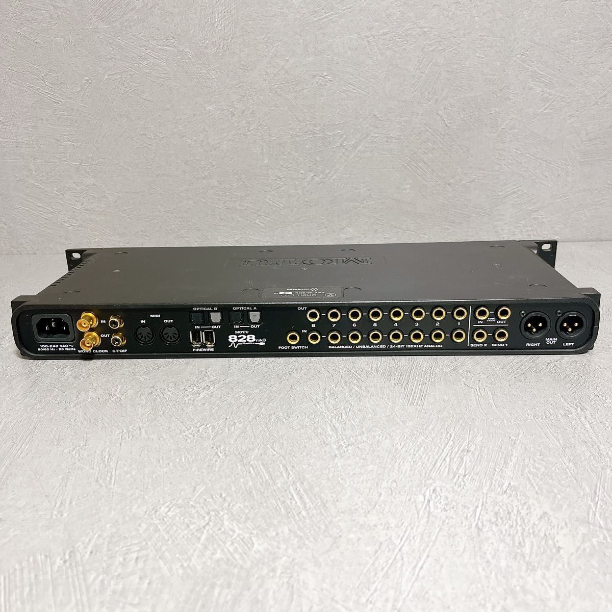 MOTU 828mk3 Fire Wire オーディオインターフェイス 音響機器｜Yahoo