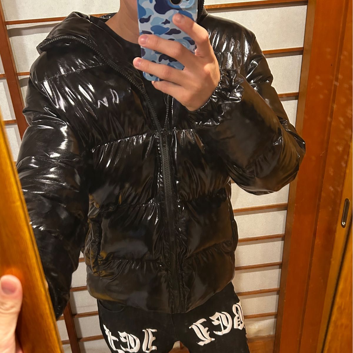 新品同様 】テカテカダウン 黒 L やりらふぃー 最終値下げ｜Yahoo
