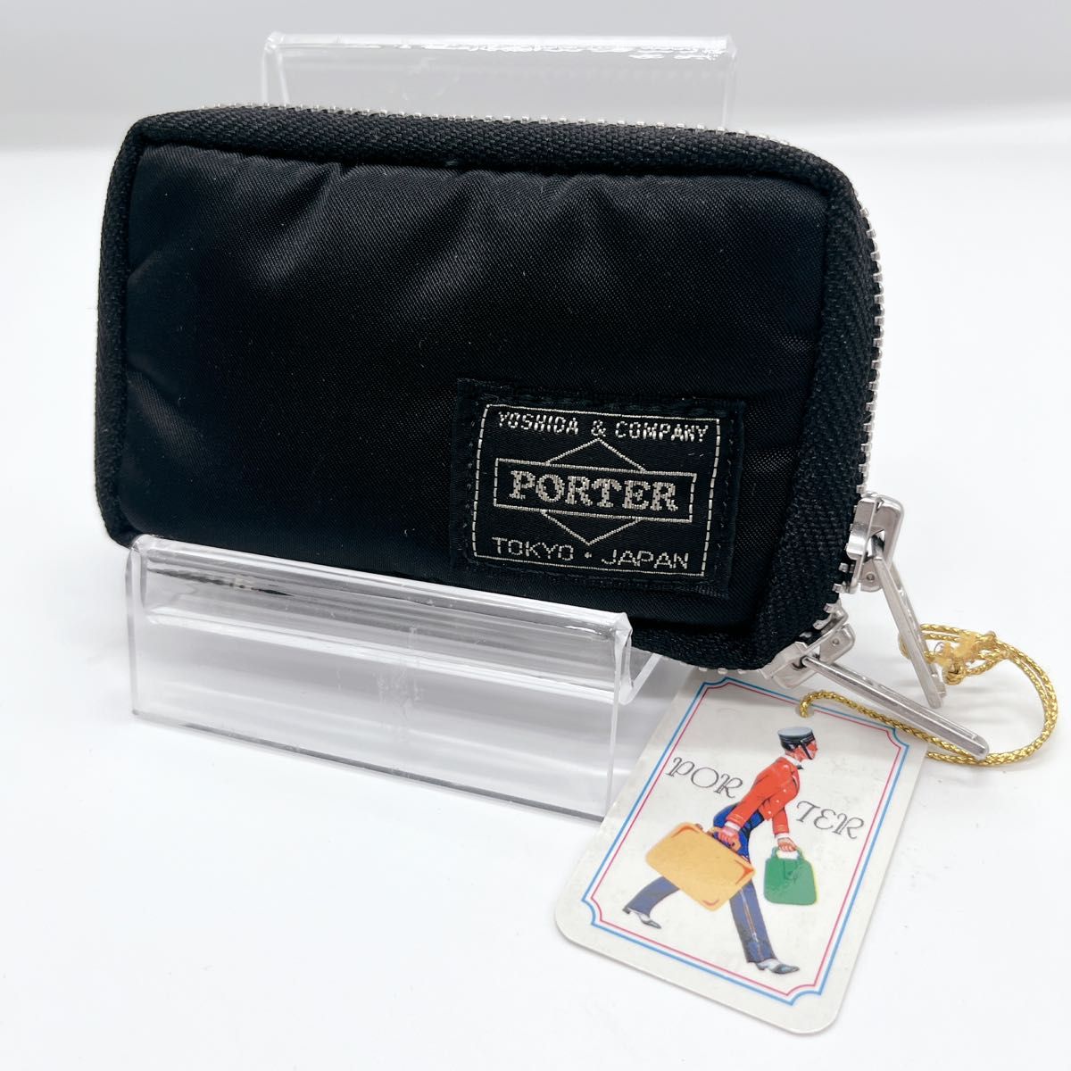 極美品 ポーター タンカー キーケース ブラック porter tanker 鍵 吉田