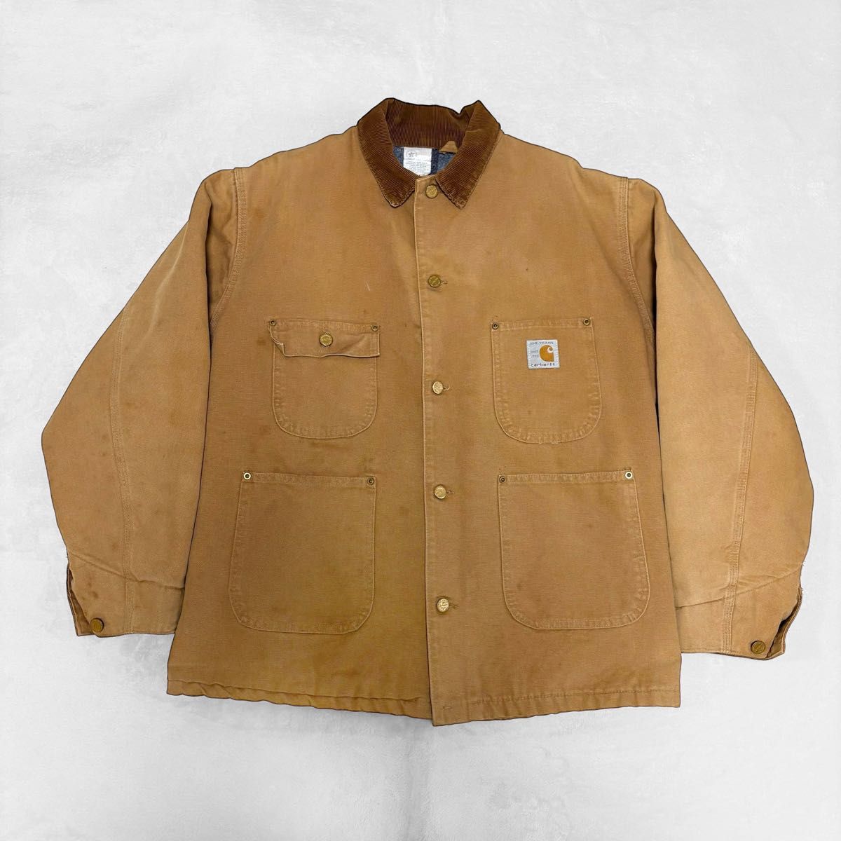 100周年 星タグ USA製 Carhartt カーハート ミシガン チョアコート