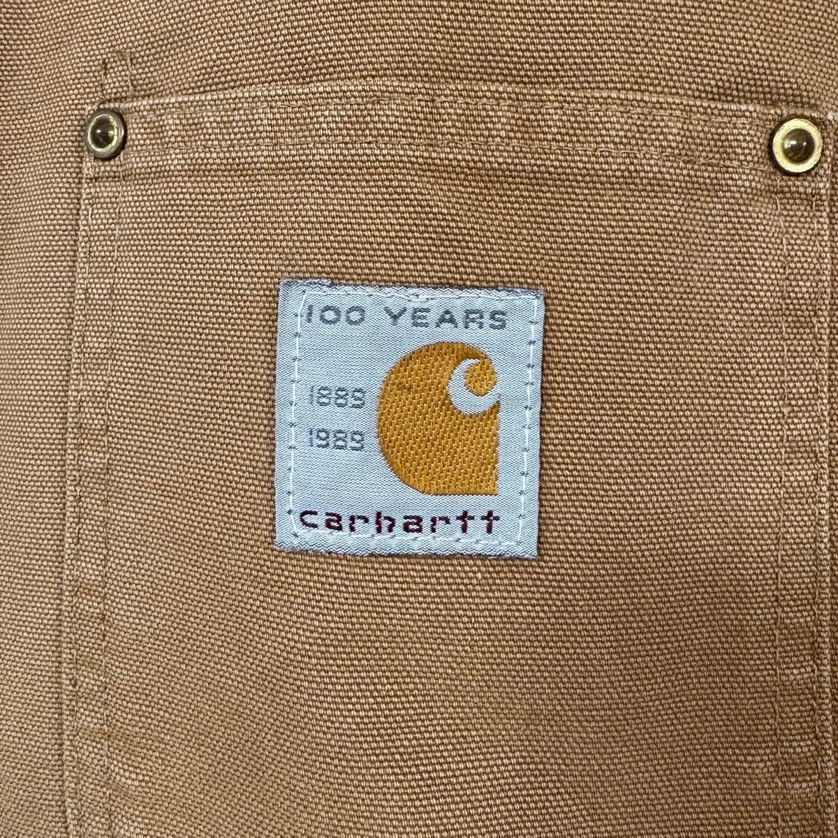 100周年 星タグ USA製 Carhartt カーハート ミシガン チョアコート
