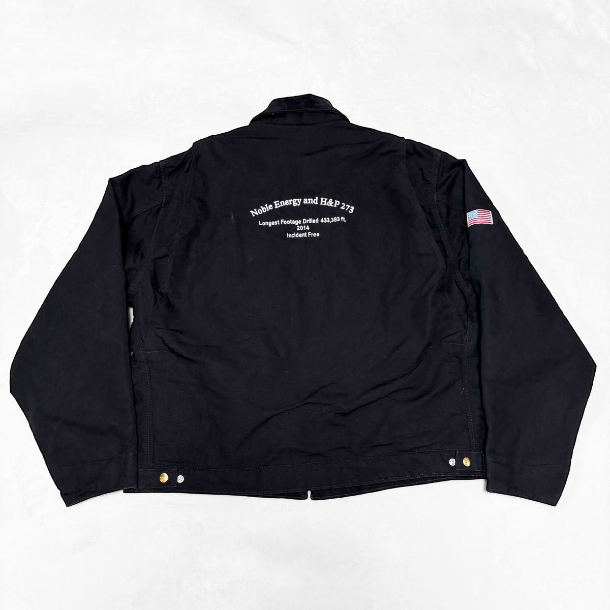 美品】 USA製 Carhartt カーハート デトロイトジャケット ブラック