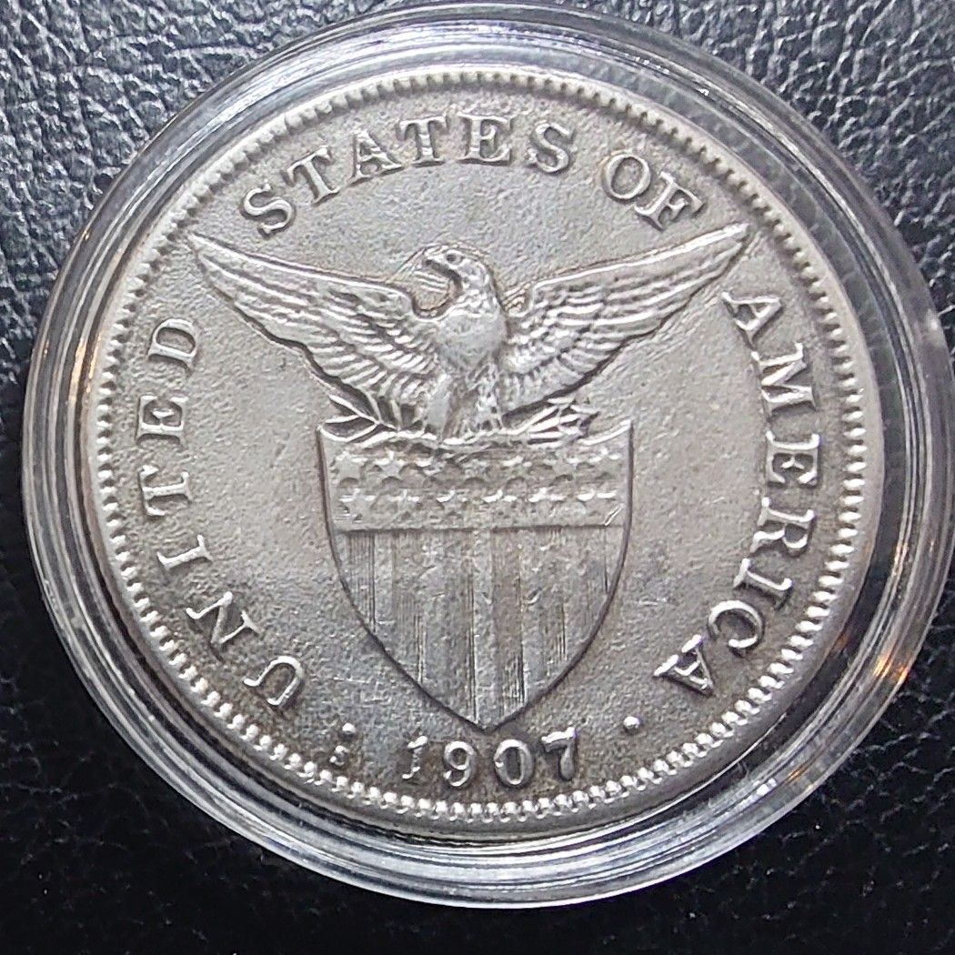 1907年アメリカ領フィリピン1ペソ銀貨 silver800 貿易銀 中期型｜Yahoo
