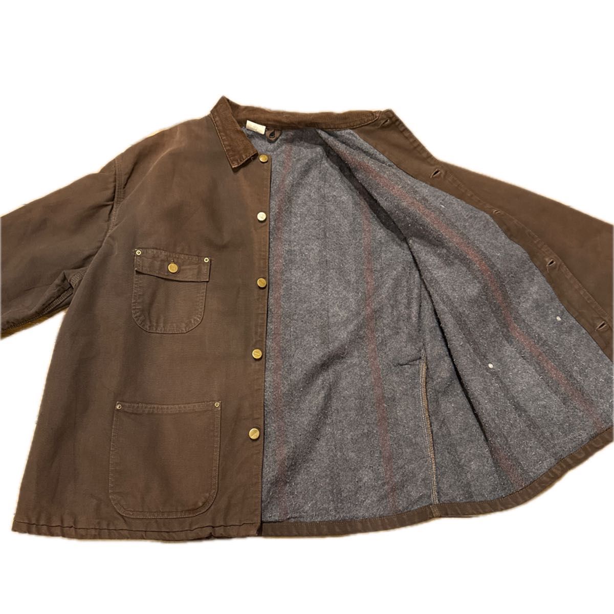 Carhartt 90s カバーオール チョアコートチョコレートブラウン USA製