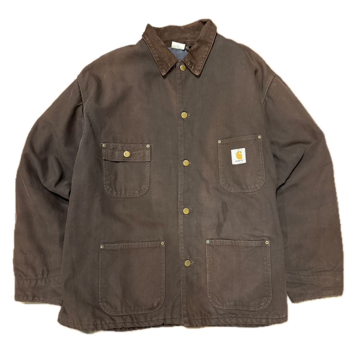 Carhartt 90s カバーオール チョアコートチョコレートブラウン USA製