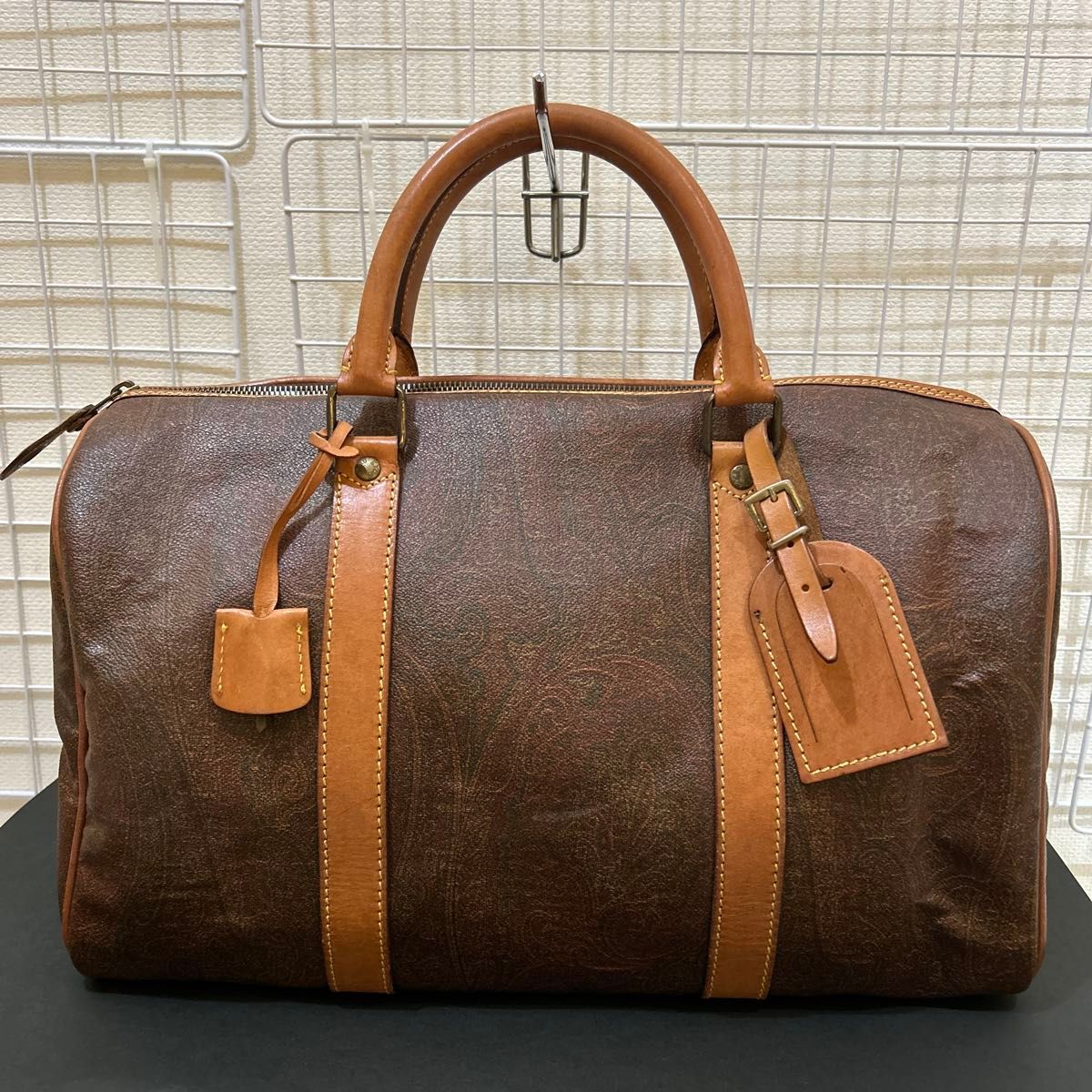 まあまあ美品】ETRO エトロ ペイズリー柄 ボストンバッグ トラベル