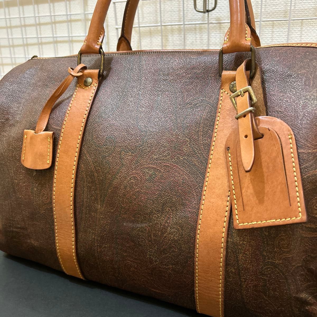 まあまあ美品】ETRO エトロ ペイズリー柄 ボストンバッグ トラベル
