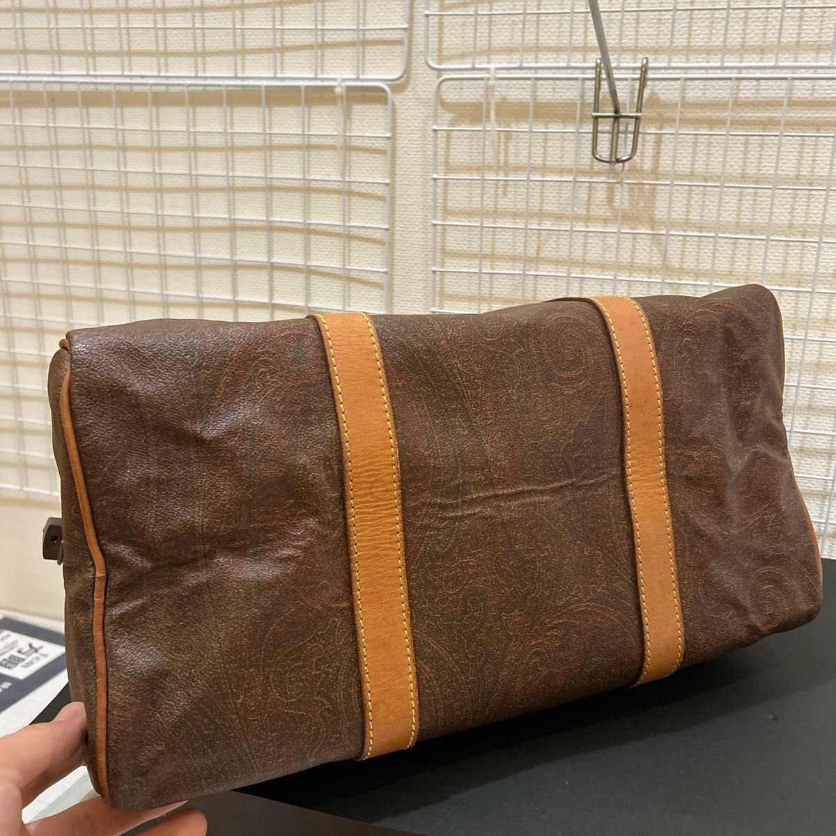 まあまあ美品】ETRO エトロ ペイズリー柄 ボストンバッグ トラベル