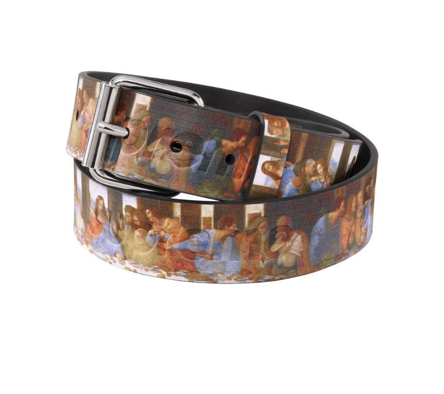 Supreme Last Supper Leather Belt 