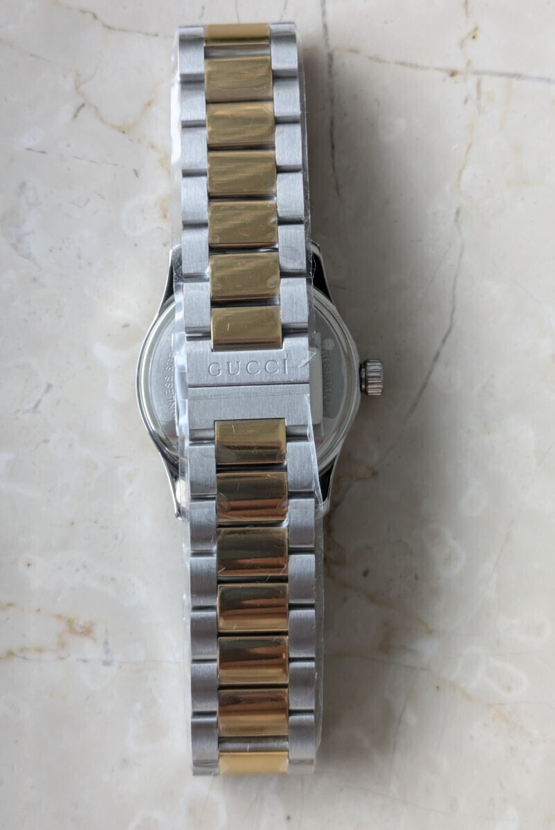 新品未使用 GUCCI GTimeless 27ミリ 腕時計 猫 金 YA1265012 女性用