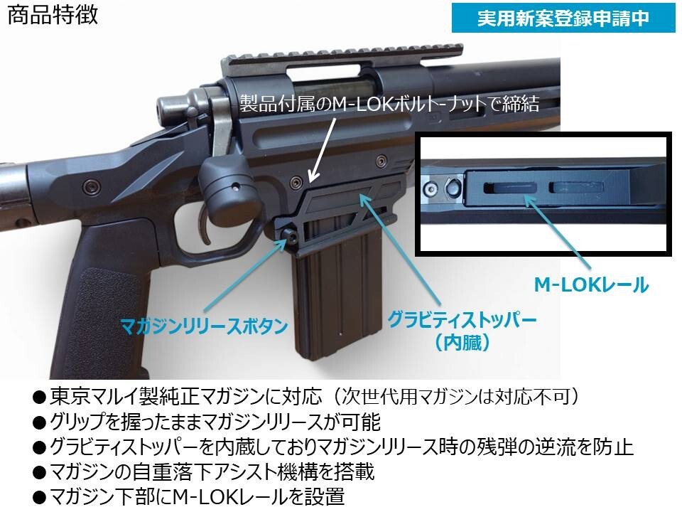 東京マルイ VSR ONE用 M4マガジンアダプター｜Yahoo!フリマ（旧PayPay