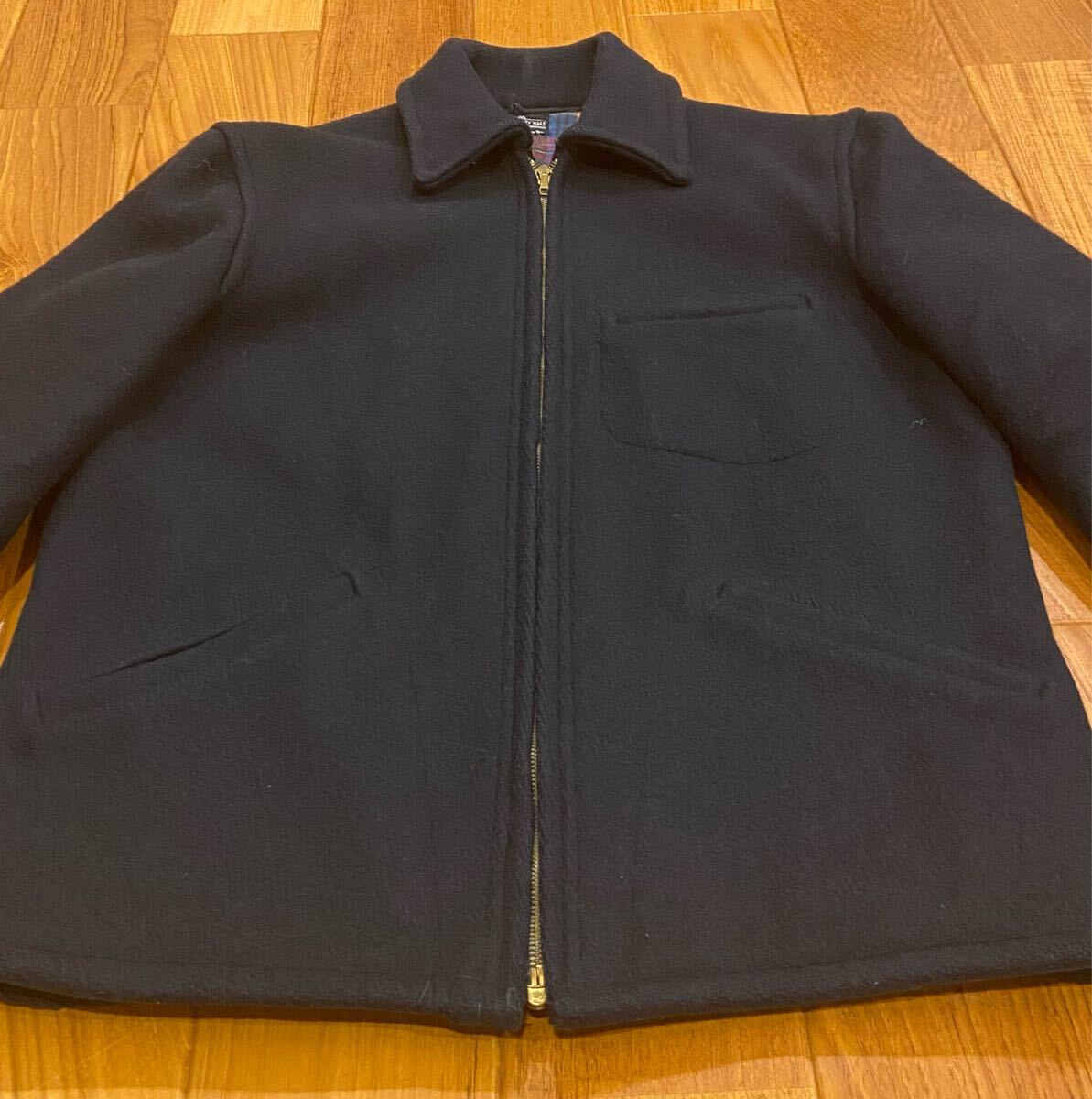 極美品 40s50s MONTGOMERY WARD ウール スポジャケ ダークネイビー