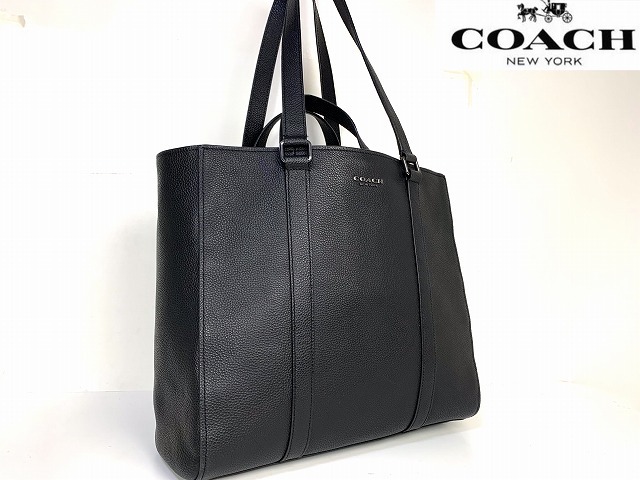 極美品 送料無料 コーチ メンズ COACH ハドソン ナチュラル ペブルド