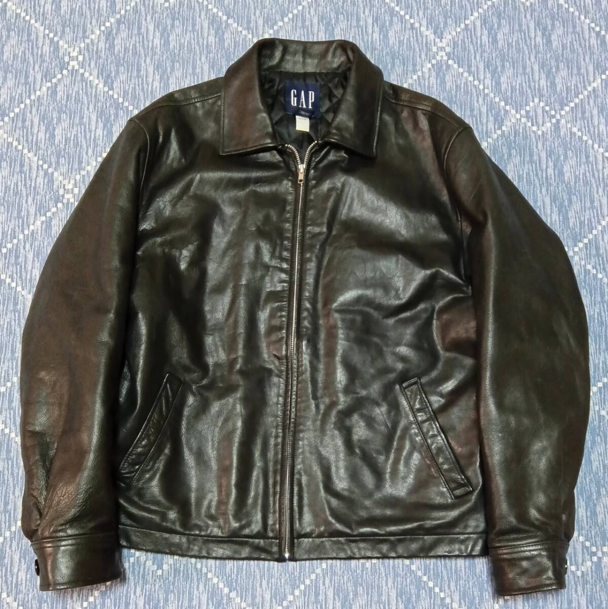 希少 オールドギャップ OLD GAP レザージャケット M L カウハイド 90's
