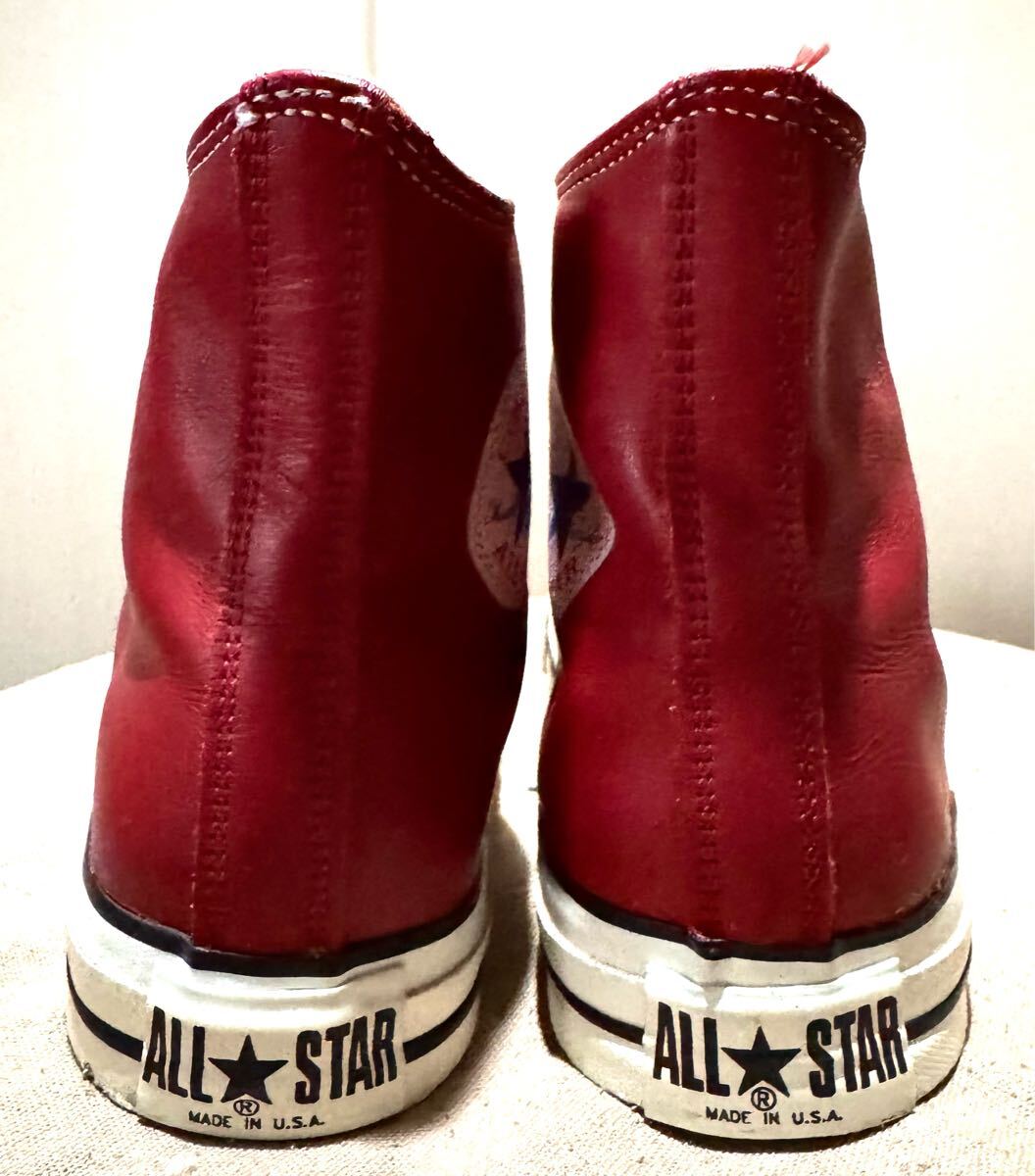 CONVERSE コンバース ALL STAR MADE IN USA HI LEATHER RED