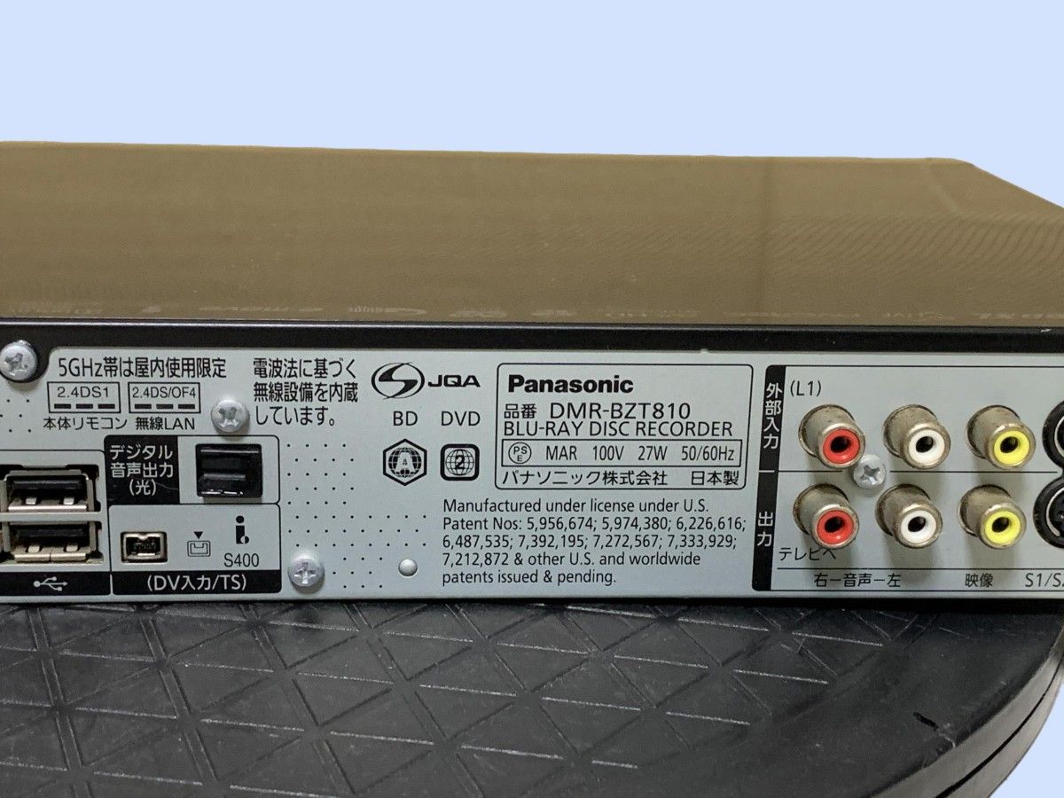 M6728 Panasonic ブルーレイレコーダー DMR-BZT810｜Yahoo!フリマ（旧