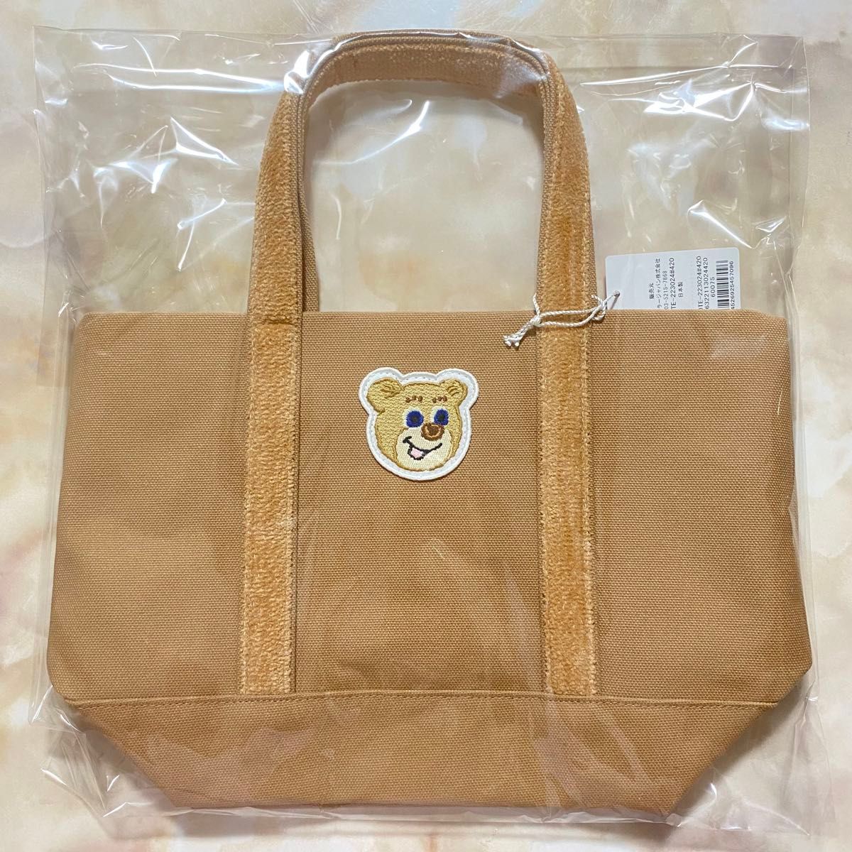 ラブラリー バイ フェイラー オールドテディ ワッペントートバッグ