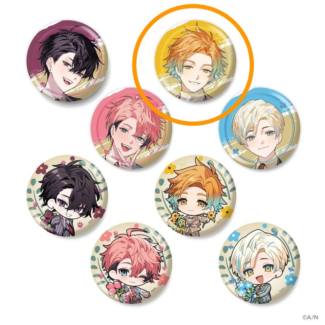 Oriens 2nd Anniversary ランダム缶バッジ 宇佐美リト 4点｜Yahoo