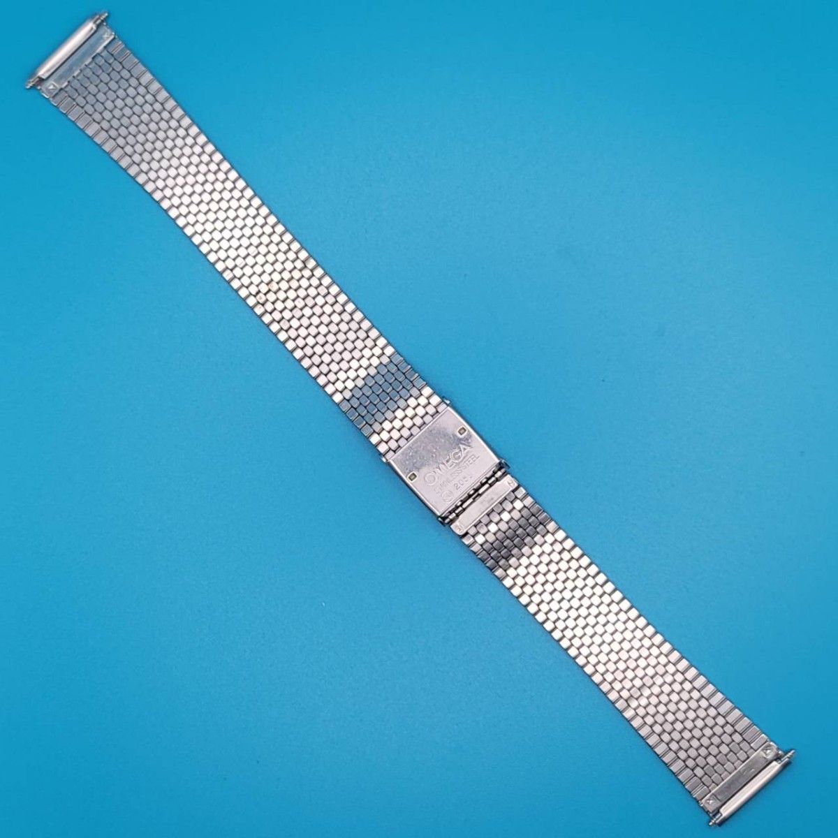 純正 OMEGA ステンレススチールメッシュベルト 19mm オメガ 純正 OMEGA