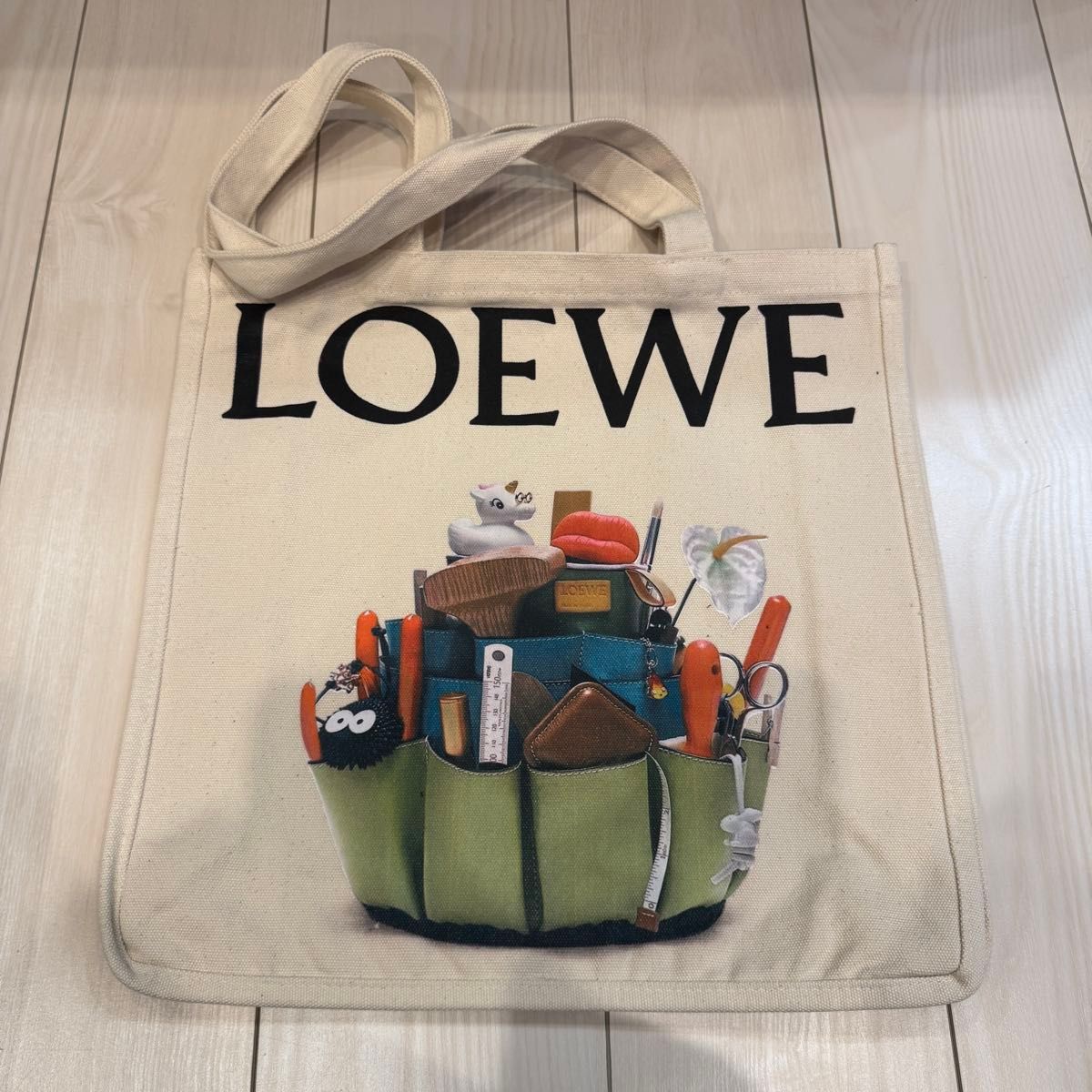 LOEWE クラフテッドワールド ノベルティトートバッグ｜Yahoo!フリマ