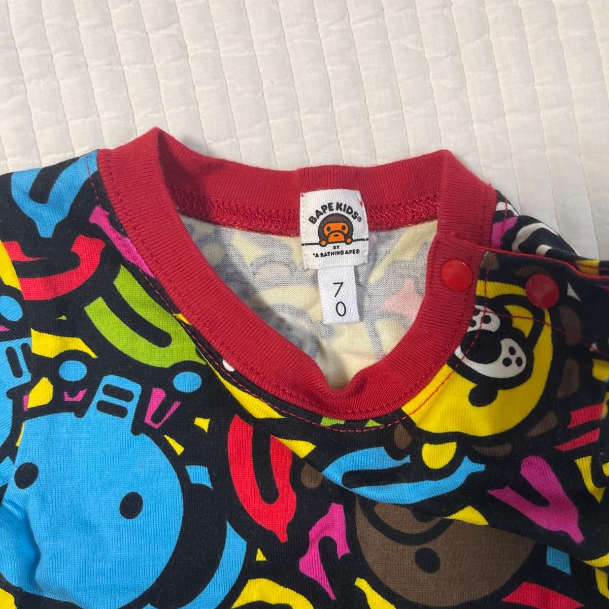 BAPE KIDSロンパース 70cmアベイシングエイプ