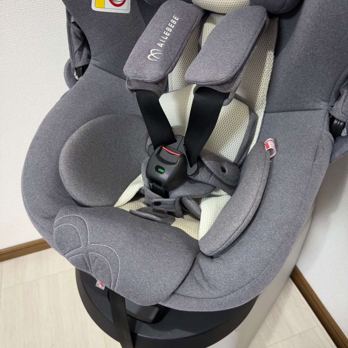 美品】新生児 エールべべクルット5iプレミアム グレーラテ｜Yahoo