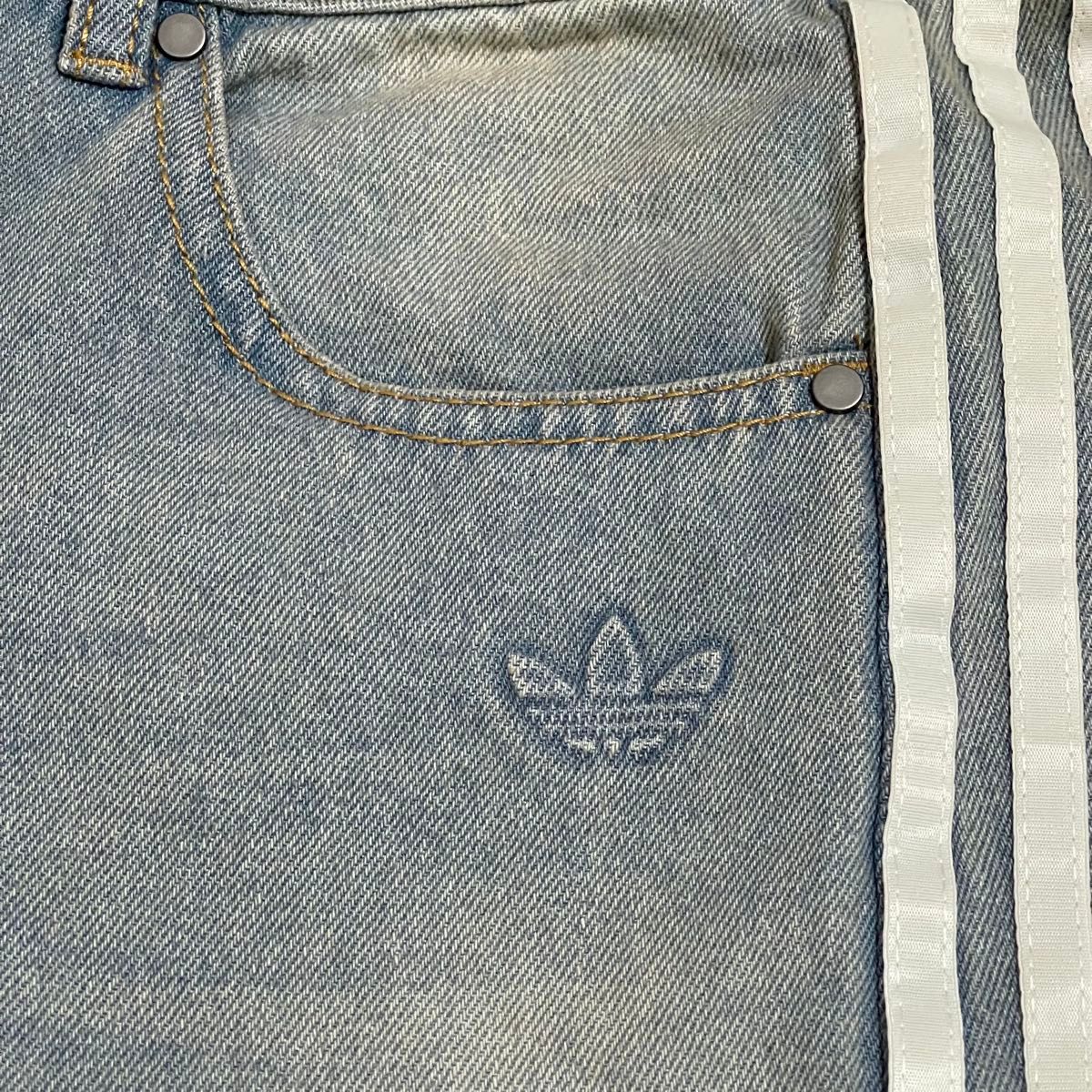新品24】ADILENIUMシーズン3 バナナフィット ウォッシュドデニムパンツ