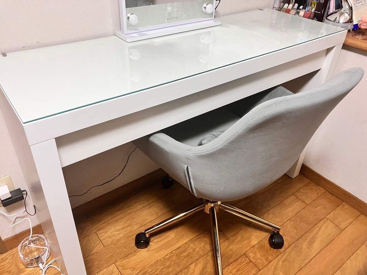 IKEA イケア ドレッシングテーブル ドレッサー ホワイト 白 120x41cm