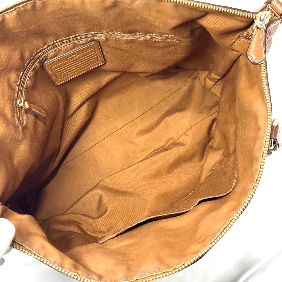 大人気】 COACH コーチ キャメル オールレザー トートバッグ ケルシー