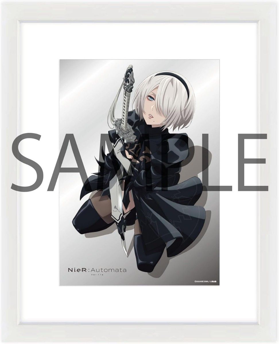 ニーアオートマタ 特典4点 キャラファイングラフクリアファイル 色紙