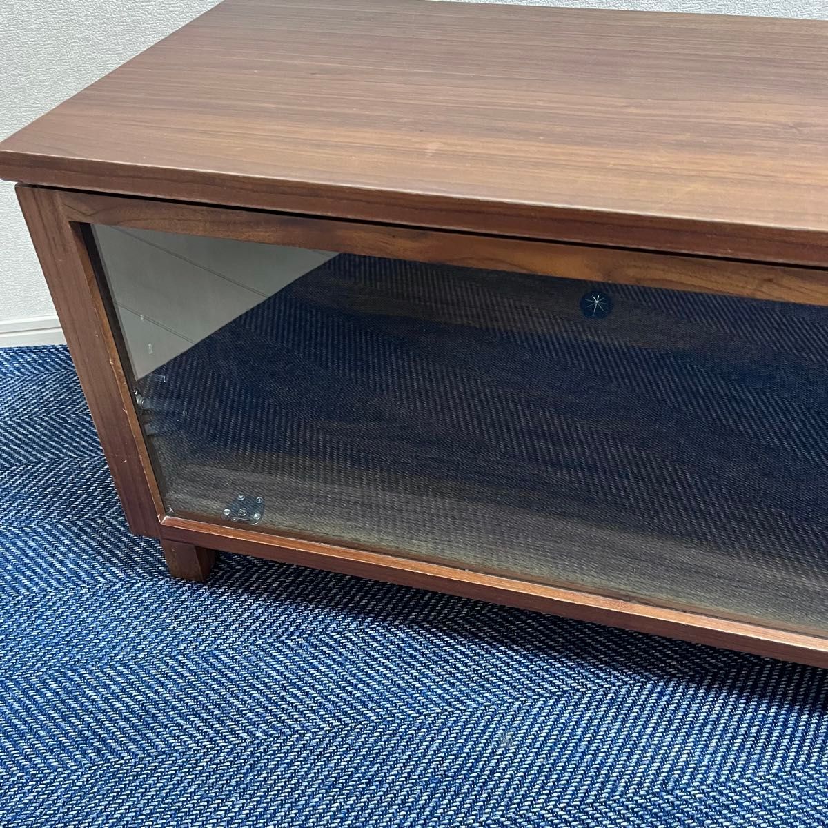 廃盤】無印良品 テレビボード AVボード 150cm ウォールナット 脚付
