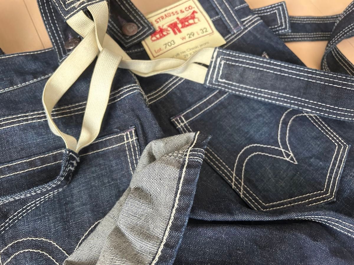 Levi's NW703 0001 リーバイス サスペンダー ルーズストレート NE