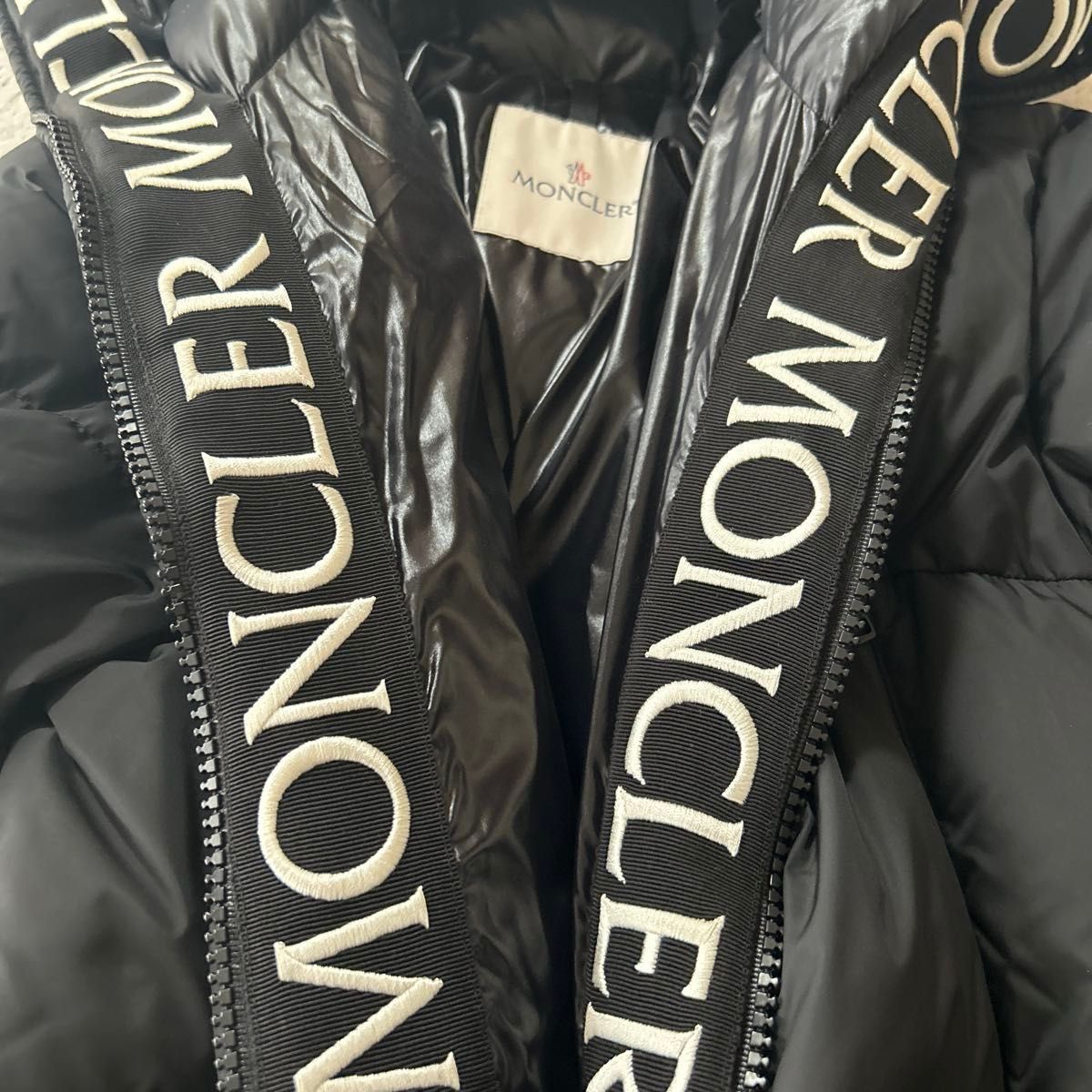 MONCLER モンクレール ダウンジャケット フードロゴ ブラック｜Yahoo