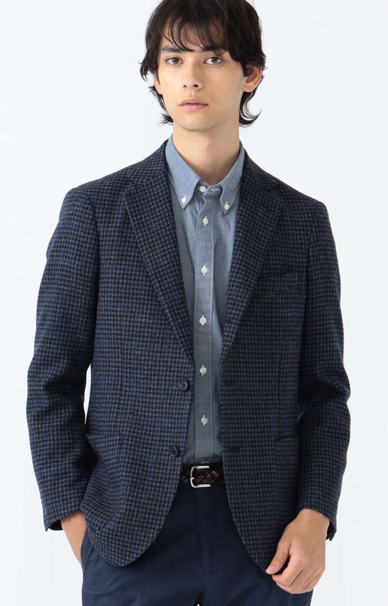 ビームス Beams 高級ウールジャケット ネイビー Lサイズ 新品｜Yahoo