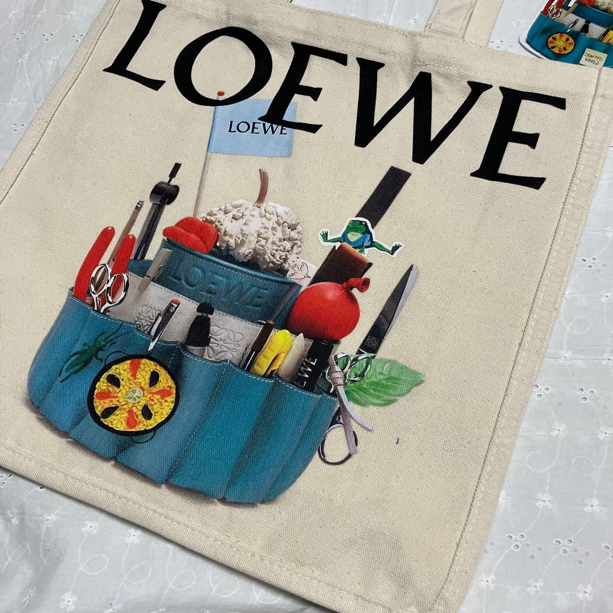 非売品 LOEWE ロエベ キャンパストートバッグ 未使用 ノベルティ