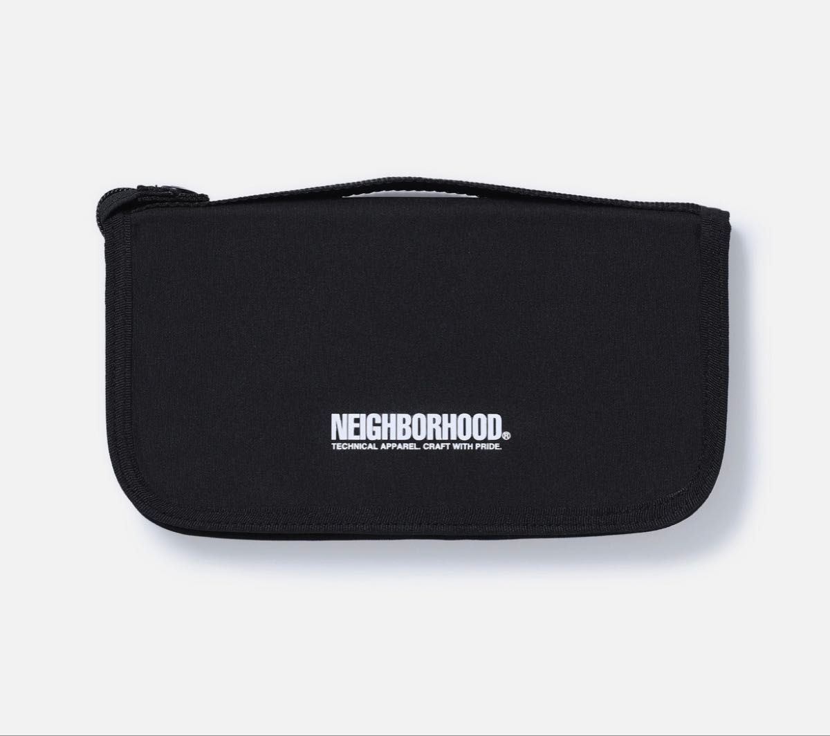 25SS NEIGHBORHOOD PASSPORT CASE BLACK ネイバーフッド パスポート