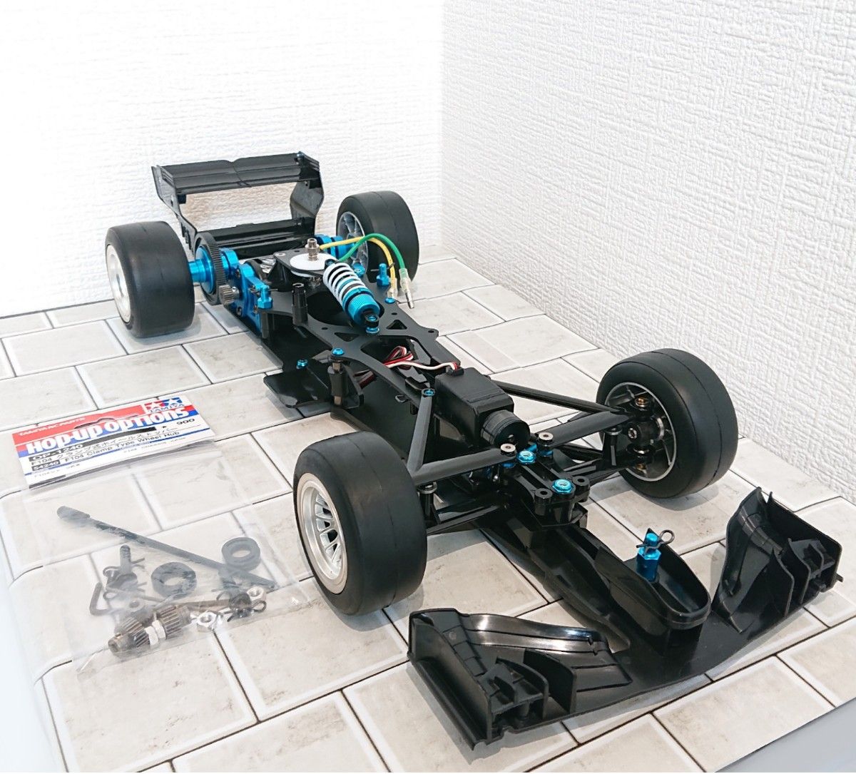 美品 タミヤ F104 PROⅡ シャーシ オプションパーツ付き｜Yahoo!フリマ