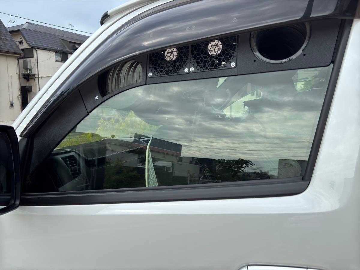 ハイエース200 換気用パネル排気ダクトECOFLOW WAVE2用 冬車中泊石油